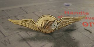 Angel Air Flight Crew Pilot Insignia Wing - Airways Airline Badge