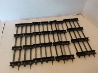 American Flyer S Gauge Vintage Train Track 8 Straight Complete With All Pins Nr