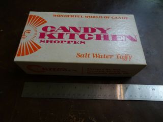 Vintage Candy Kitchen Shoppes Salt Water Taffy Box 1980 