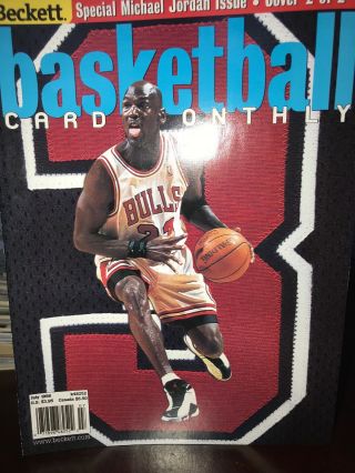 Beckett Basketball Card Monthly July 1998 Michael Jordan Cover 2 Of 2