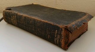 Vintage Authorized King James Version Holy Bible Black Leather 1899 Kjv