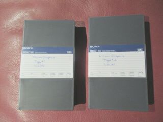Silicon Graphics Computer System Sgi Two Lip Sync Vhs Tapes - Unedited