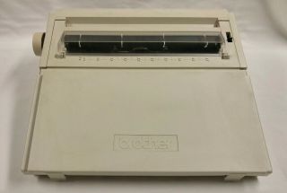Vintage Brother AX - 350 Portable Daisy Wheel Electronic Typewriter and Cover 2