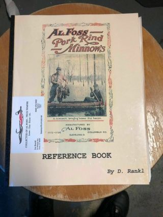Rare Al Foss Pork Rind Minnows Vintage Fishing Lures Reference Book D.  Rankl