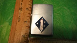 Zippo Lighter Guadacanal 1st Marines Vintage 1950s Never Fired Zippo Guadacanal