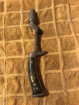 Vintage JC Higgins Pistol Grip Fishing Rod Handle 3