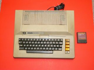 Vintage Atari 800 Computer Console And Centipede Game,  No Power Cord -