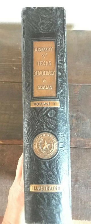 1937 History of TEXAS Democracy - Volume II - Illustrated HC Book - Centennial 2