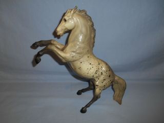 Vintage 1960s Breyer Molding Co.  Rearing Appaloosa Stallion Horse 32 King
