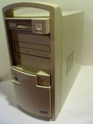 Vintage Ibm Aptiva 2161 - C8h Computer (intel Pentium Mmx 166mhz 48mb No Hdd)