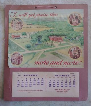 Watchtower - 1949 Calendar
