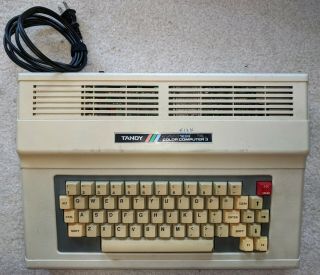 Tandy Color Computer 3 With 512kb Ram Expansion Coco 3 Trs - 80