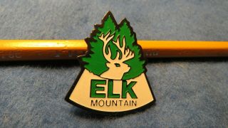 Vintage Elk Mountain,  Pa Ski Resort Pin - Circa 1980