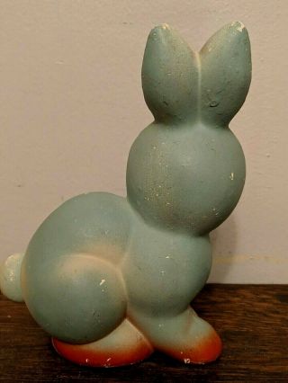Vintage 1940 ' s U.  S.  Zone Germany Paper Mache RABBIT BUNNY Candy Container 3