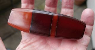Outstanding Amber Cherry Bakelite Handle Walking Stick 92 Grams