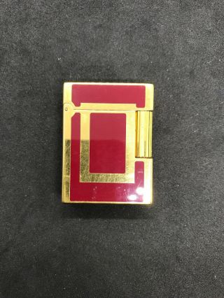St Dupont Laque De Chine Gold Plated