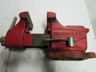 Vintage Craftsman No.  508 51801 Bench Vise Vice Swivel Pipe Made In U.  S.  A.  506