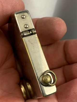 Vintage Push Button Semi Automatic KRAEMER Pocket Lighter Patented Sept.  1910 3