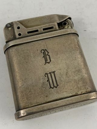 Vintage Beattie Jet Pocket Lighter - Sterling Silver