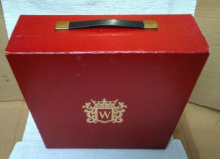 Rare Vtg Canadian Club Whisky Box 12 " X 11.  5 " X 4 ".  Great Advertisement Piece.