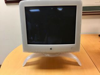 Apple Studio Display 17 " Vintage Graphite Vga Crt Monitor M6496 -