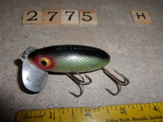 T2775 T Fred Arbogast Jitterbug Fishing Lure Good Early Color