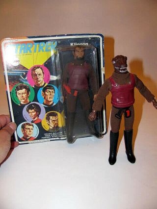 Vintage 1974 Mego 8 " Star Trek Gorn And Klingon Figures