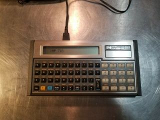 Hp - 71b Palm Top Computer With Power Supply,  And Case,  Scientific Calculator,