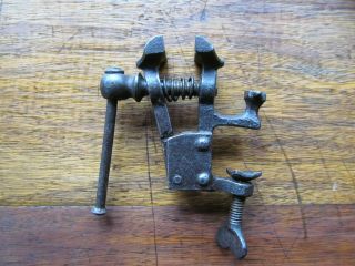 Antique Jeweler Goldsmith Watchmaker Clamp Tool Vice Vise Bench Anvil