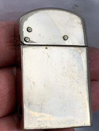 Vintage Push Button Semi Automatic Vernon Pocket Lighter Patented April 3,  1912