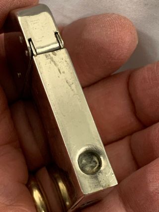Vintage Push Button Semi Automatic VERNON Pocket Lighter Patented April 3,  1912 3