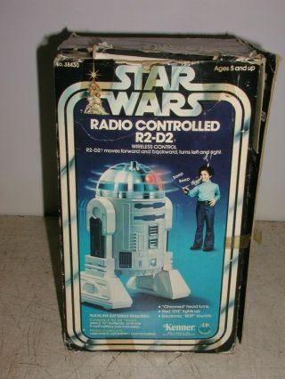 Vintage 1978 Kenner Star Wars Radio Controlled R2 - D2 W/ Box Remote