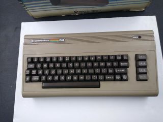 Vintage Commodore 64 Computer,  power supply.  and 3