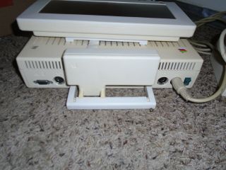 Apple IIc Computer A2S4000 w/ Power Supply and Flat Panel Display 3