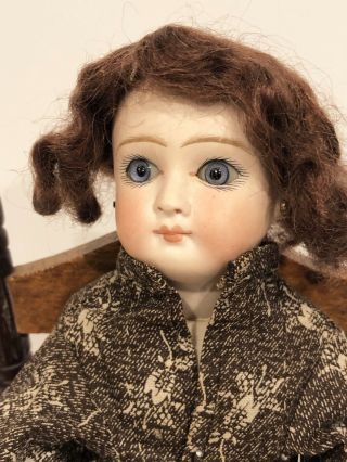 Antique Repaired French/german Belton Type (?) Bisque Head Doll