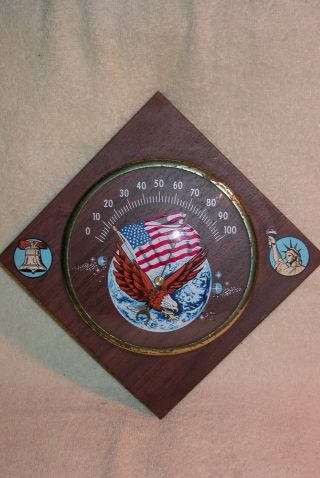 Vintage,  Metal Thermometer,  " The Patriot ",  By Rodan Creations