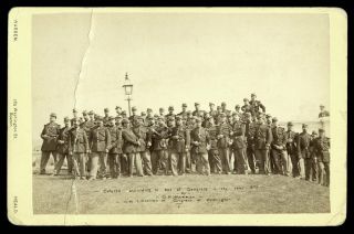 Vintage Civil War Soldiers Cabinet Photo 1872 By Warren Boston