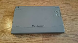 Vintage Toshiba Libretto 100CT 166mhz Pentium,  64mb ram,  Windows 98 3