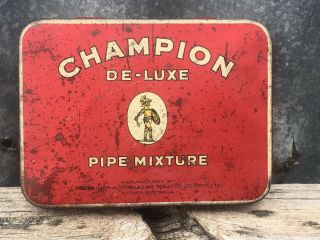 Champion Deluxe 2oz Australian Tobacco Tin