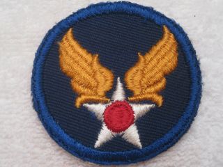 Ww Ii Us Army Air Corps Twill Vintage Authentic & 100 Total Patch