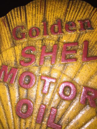 Shell Oil Sign Antique Style Gas Advertisement 1/4 inch Thick Metal Plaque 2