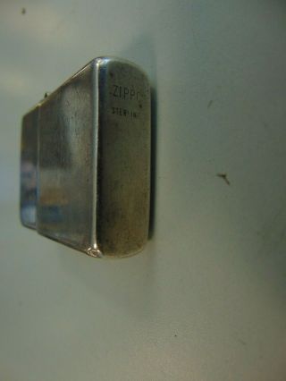 RARE early 1937 - 40 ' s STERLING SILVER ZIPPO LIGHTER 2032695 14 HOLE INSERT 2