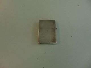 RARE early 1937 - 40 ' s STERLING SILVER ZIPPO LIGHTER 2032695 14 HOLE INSERT 3