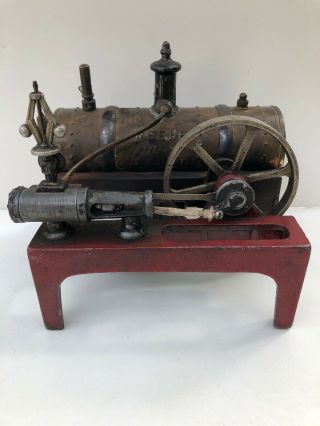 Antique Weeden Steam Engine Model.  Cast Iron Base