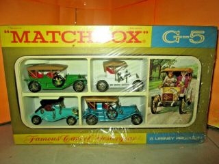 Rare Vintage Matchbox Moy Models Of Yesteryear G - 5 Gift Set Diecast
