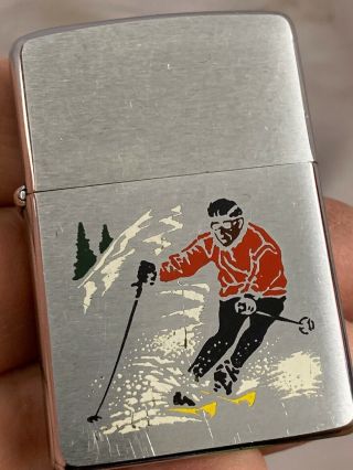 1979 Zippo Lighter Sports Series — Skier