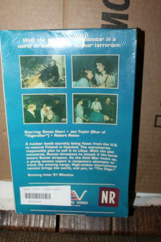Vintage The Edge VHS Big Box Simon Henri Jan Taylor Robert Reece Rare 2