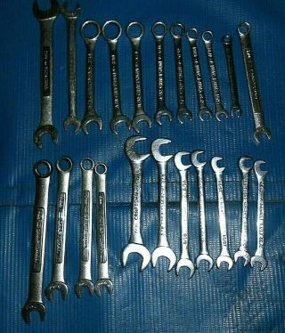 22 Vintage Craftsman Ignition Wrenches Open End/offset/combination/sae & Metric