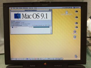 Macintosh PowerBook G3 Model M3553.  Rates Above 90 As. 2
