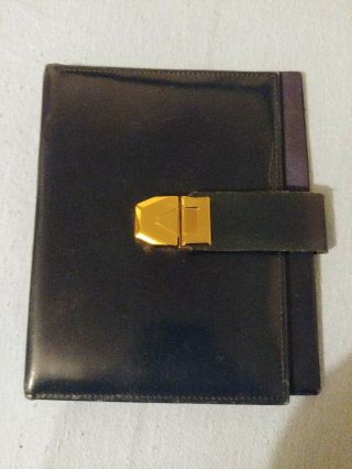 Smythson Of Bond Street Small Leather Diary Cover Folder